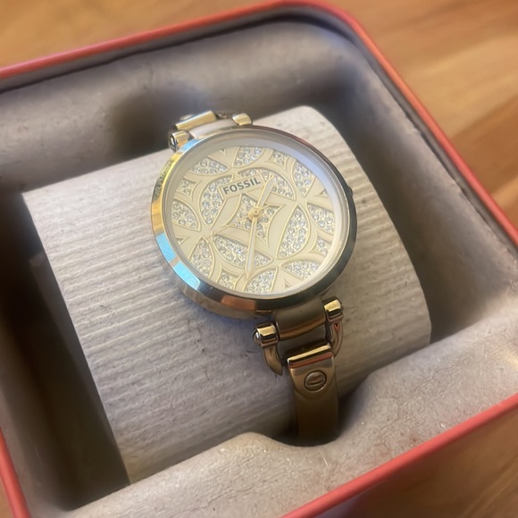 Fossil Ladies Georgia Watch in Gold - Picture 11 of 15